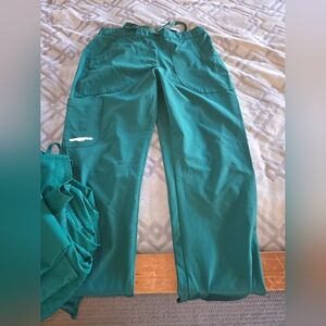 Sketchers Uniforms Deep Green Scrub Pants Small